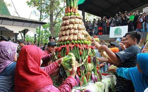 Khidmatnya Kenduri Kupat Puncak Syawalan Petani Delanggu Klaten