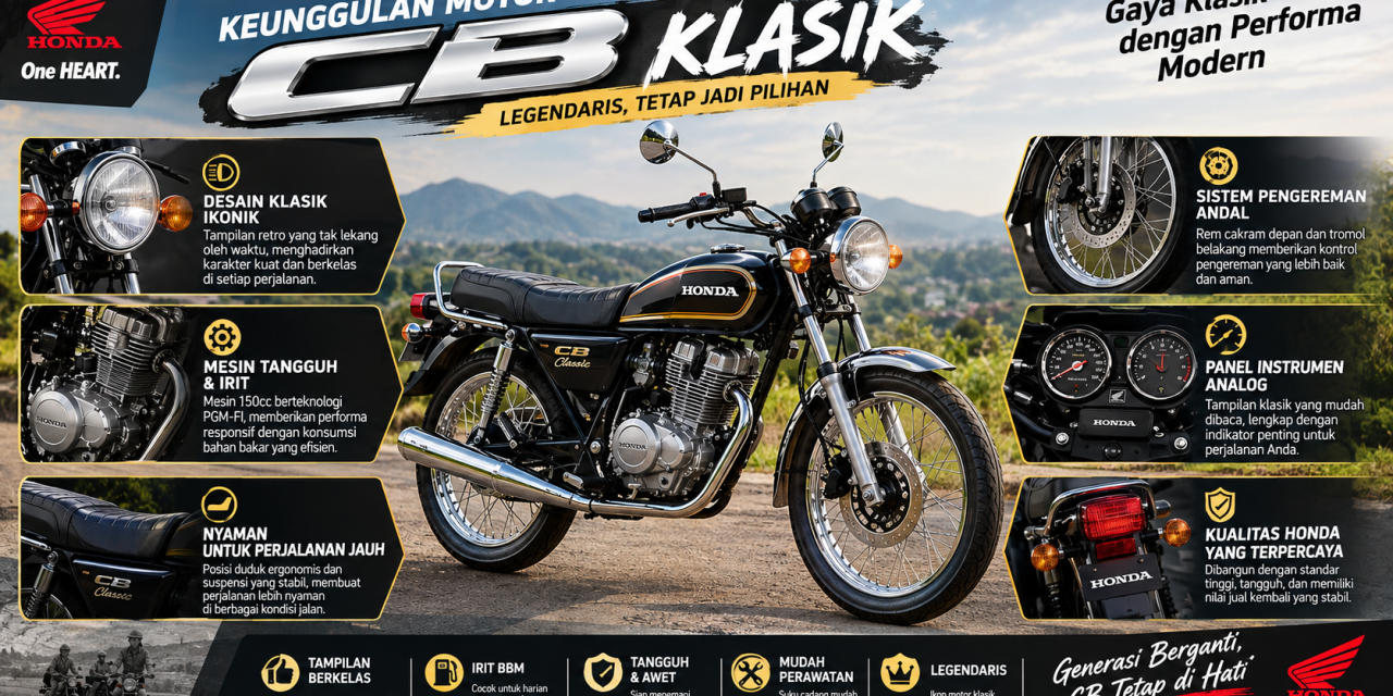 Motor CB Opsi Pilihan Terbaik Untuk Kamu Penyuka Motor Klasik